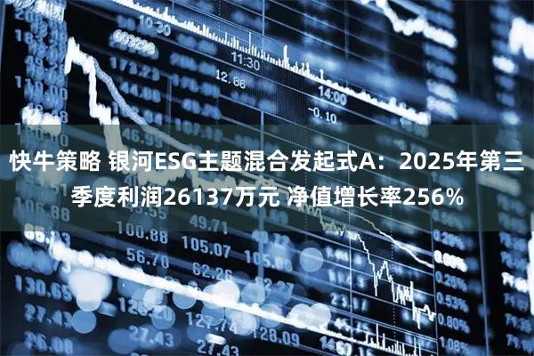快牛策略 银河ESG主题混合发起式A：2025年第三季度利润26137万元 净值增长率256%